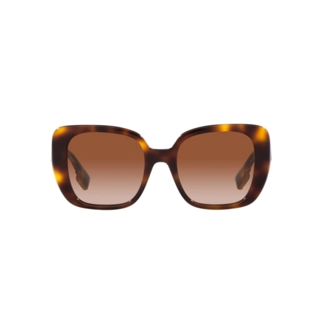 Óculos de Sol Burberry 0BE4371 33161352 Acetato Marrom Mesclado com lentes na cor Marrom Degradê 2