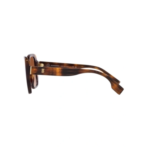Óculos de Sol Burberry 0BE4371 33161352 Acetato Marrom Mesclado com lentes na cor Marrom Degradê