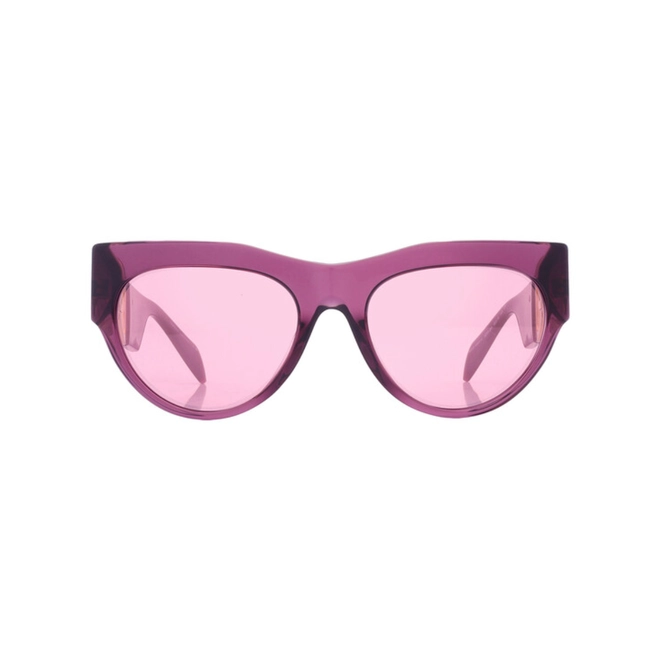 Óculos de Sol Versace 0VE4440U 5263A456 Acetato Rosa com lentes na cor Rosa 2