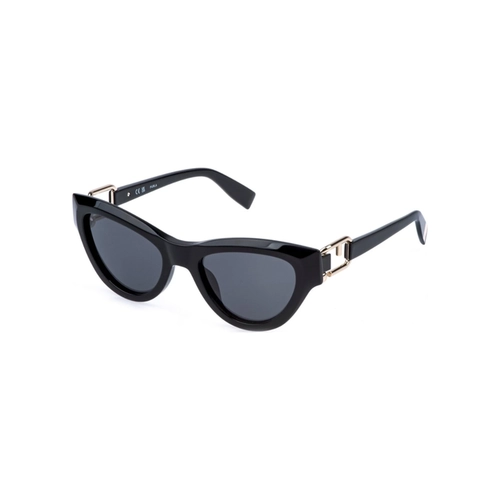 Óculos de Sol Furla SFU982 540700 Acetato Preto com lentes na cor Cinza