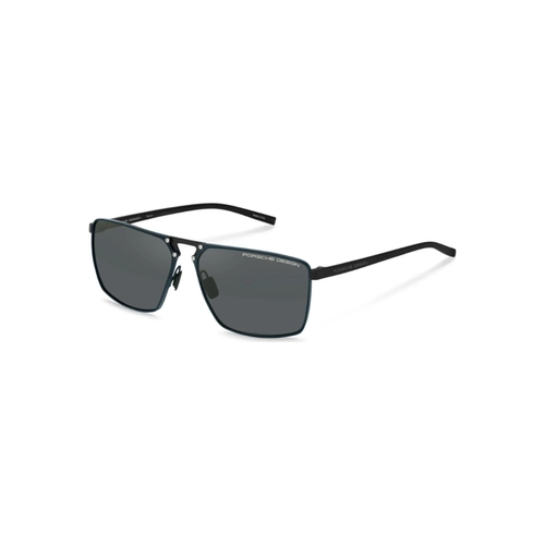 Óculos de Sol Porsche Design P8993 60C415 Metal Preto e Azul com lentes na cor Cinza Polarizado