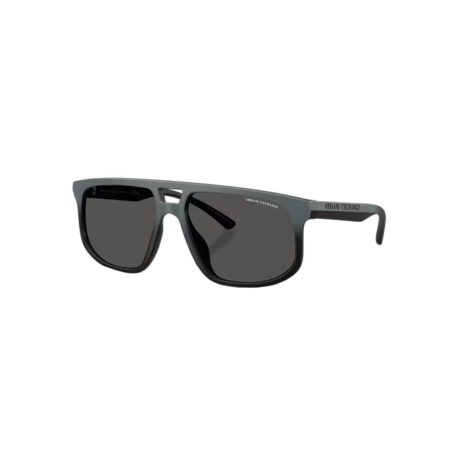Óculos de Sol Armani Exchange 0AX4161SU 83888758 Acetato Cinza com lentes na cor Cinza 1