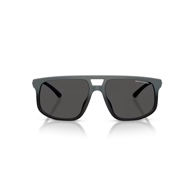 Óculos de Sol Armani Exchange 0AX4161SU 83888758 Acetato Cinza com lentes na cor Cinza 2