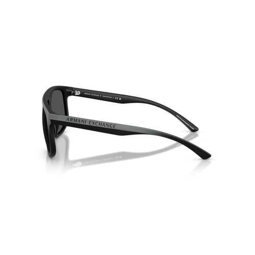 Óculos de Sol Armani Exchange 0AX4161SU 83888758 Acetato Cinza com lentes na cor Cinza