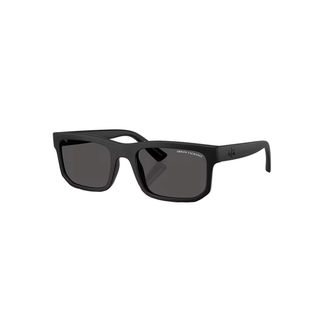 Óculos de Sol Armani Exchange 0AX4165S 80788756 Acetato Preto com lentes na cor Cinza 1