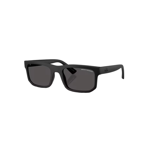 Óculos de Sol Armani Exchange 0AX4165S 80788756 Acetato Preto com lentes na cor Cinza