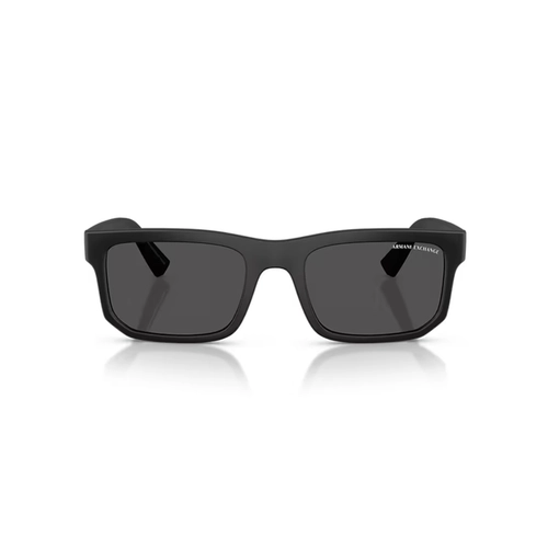 Óculos de Sol Armani Exchange 0AX4165S 80788756 Acetato Preto com lentes na cor Cinza