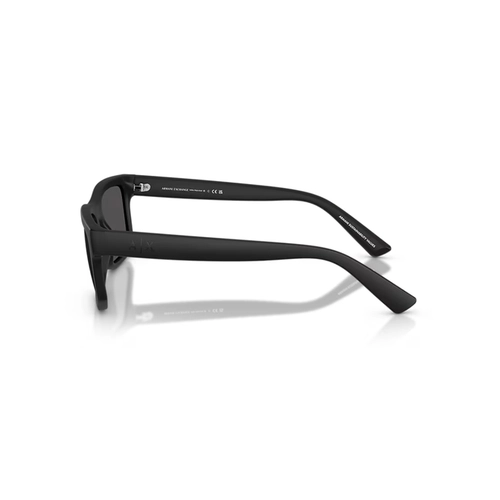 Óculos de Sol Armani Exchange 0AX4165S 80788756 Acetato Preto com lentes na cor Cinza