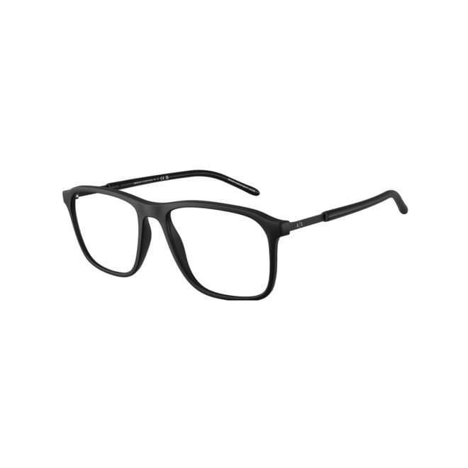 Óculos de Grau Armani Exchange 0AX3131 8078 54 Acetato Preto Fosco 1