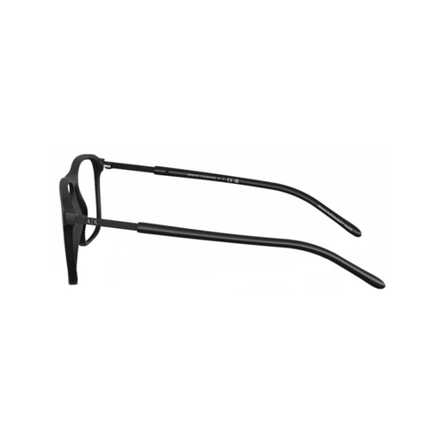 Óculos de Grau Armani Exchange 0AX3131 8078 54 Acetato Preto Fosco