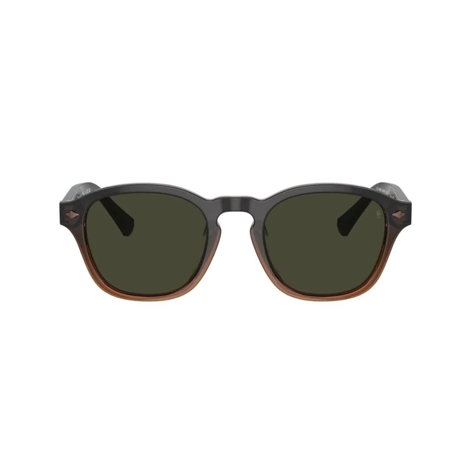 Óculos de Sol Brunello Cucinelli 0BC4006S 1005P150 Acetato Marrom Degradê com lentes na cor Verde Polarizado 2