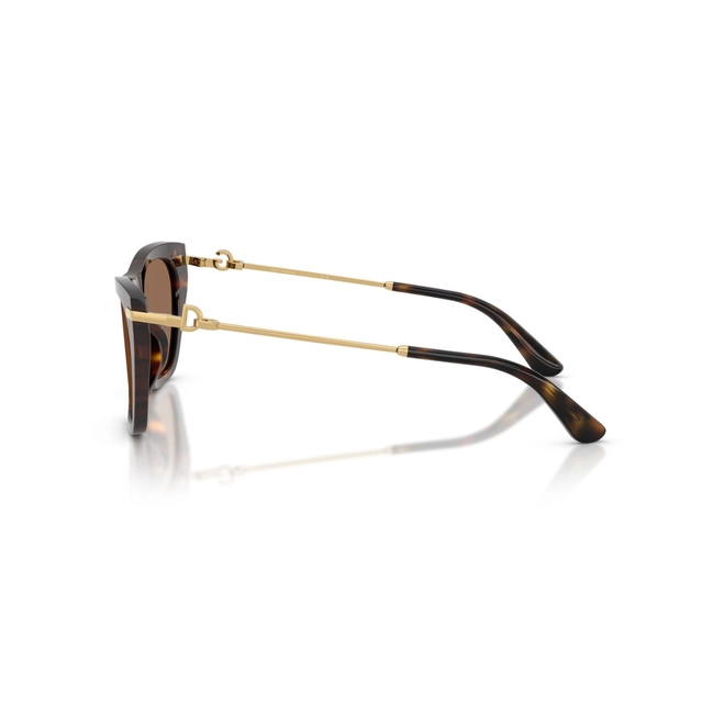 Óculos de Sol Dolce & Gabbana 0DG4511 502/7355 Acetato Marrom Mesclado com lentes na cor Marrom Escuro 3