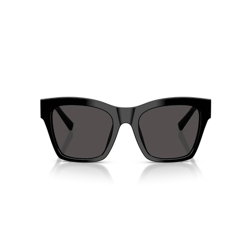 Óculos de Sol Dolce & Gabbana 0DG4512 501/8753 Acetato Preto com lentes na cor Cinza Escuro