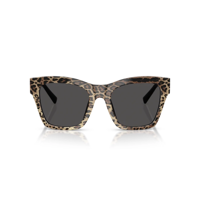 Óculos de Sol Dolce & Gabbana 0DG4512 31638753 Acetato Animal Print com lentes na cor Cinza 2