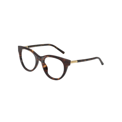 Óculos de Grau Dolce & Gabbana 0DG3433 502 53 Acetato Marrom Mesclado