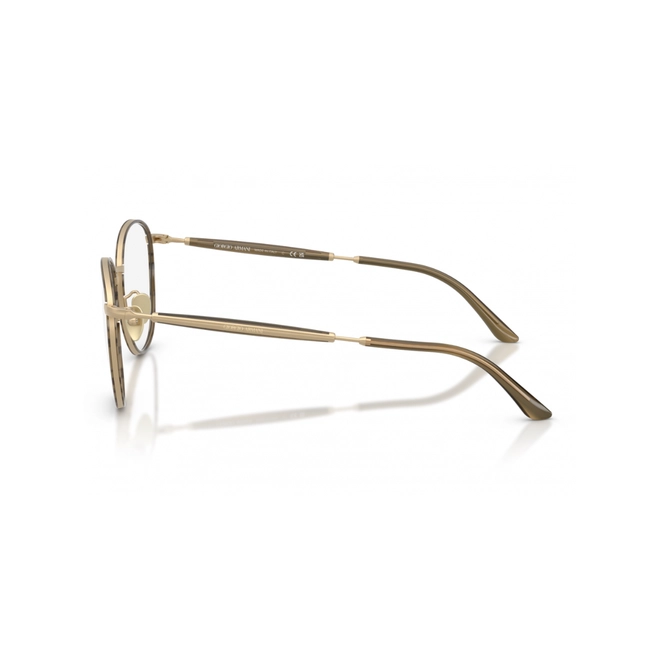 Óculos de Grau Giorgio Armani 0AR5161J 3417 52 Metal Dourado 3