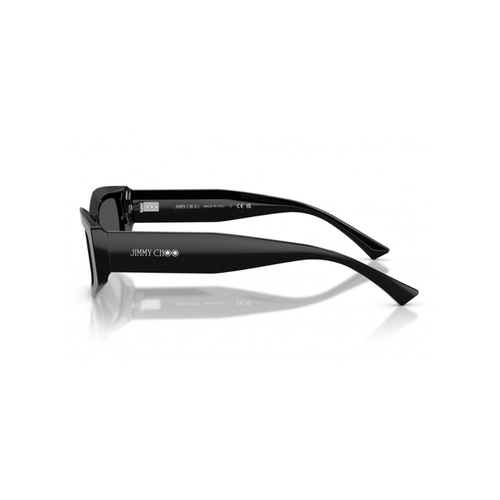 Óculos de Sol Jimmy Choo 0JC5046BU 50008753 Acetato Preto com lentes na cor Cinza