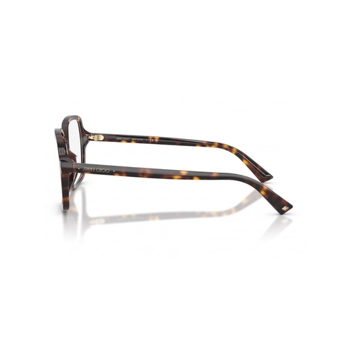 Óculos de Grau Jimmy Choo 0JC3046U 5002 55 Acetato Marrom Mesclado