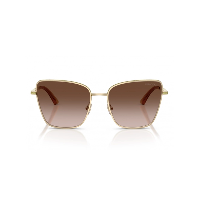 Óculos de Sol Jimmy Choo 0JC4023J 30061355 Metal Dourado com lentes na cor Marrom Degradê 2