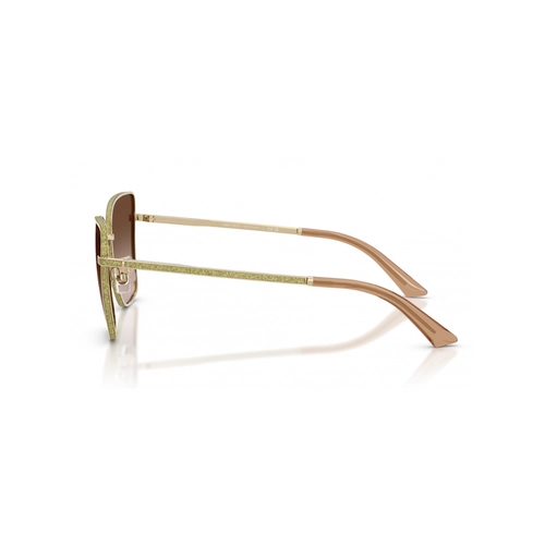 Óculos de Sol Jimmy Choo 0JC4023J 30061355 Metal Dourado com lentes na cor Marrom Degradê