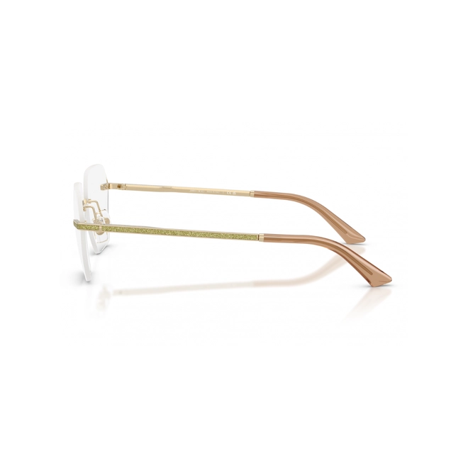 Óculos de Grau Jimmy Choo 0JC2016J 3006 56 Metal Dourado 3