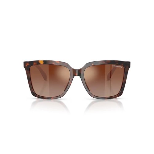 Óculos de Sol Michael Kors 0MK2256U 4031AO55 Acetato Marrom Mesclado com lentes na cor Marrom Espelhado