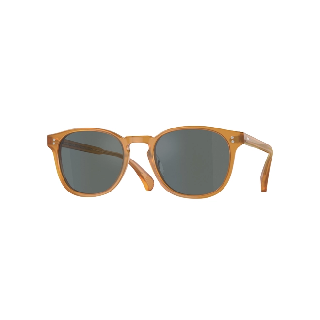 Óculos de Sol Oliver Peoples 0OV5298SU 1578W553 Acetato Marrom com lentes na cor Azul 1