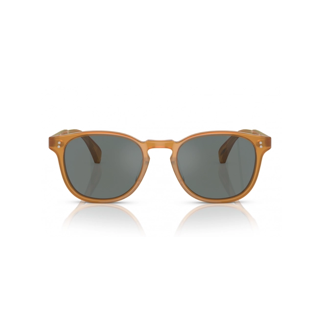 Óculos de Sol Oliver Peoples 0OV5298SU 1578W553 Acetato Marrom com lentes na cor Azul 2