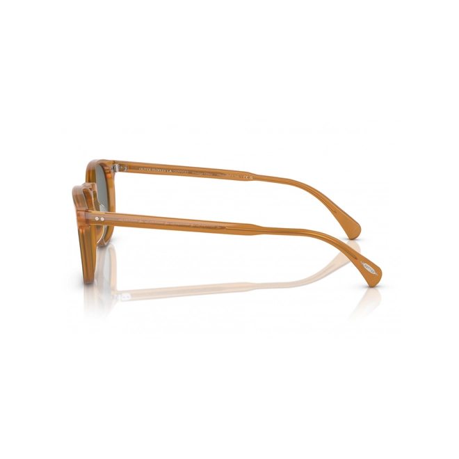 Óculos de Sol Oliver Peoples 0OV5298SU 1578W553 Acetato Marrom com lentes na cor Azul 4
