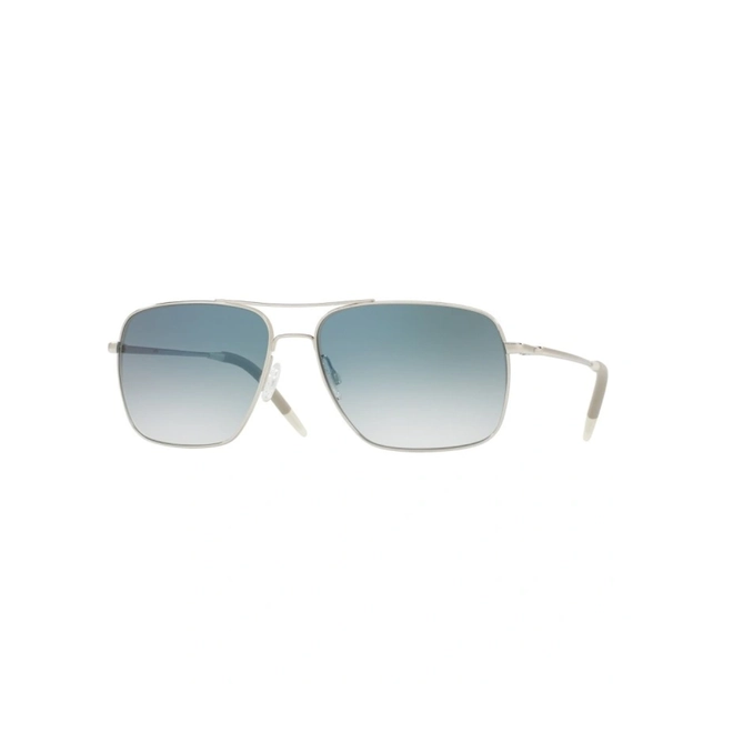 Óculos de Sol Oliver Peoples 0OV1150S 50363F58 Metal Prata com lentes na cor Azul Degradê Polarizado 1