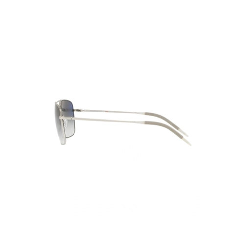 Óculos de Sol Oliver Peoples 0OV1150S 50363F58 Metal Prata com lentes na cor Azul Degradê Polarizado