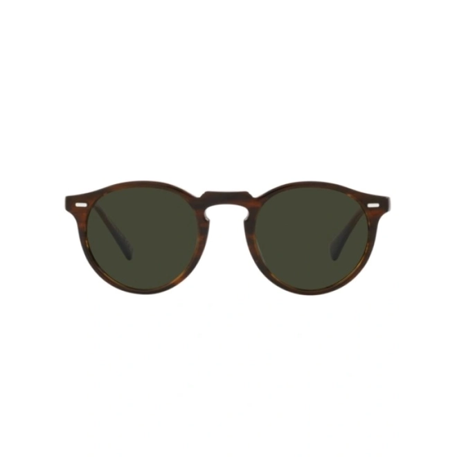 Óculos de Sol Oliver People Gregory Peck 0OV5217S 1724P150 Acetato Marrom Mesclado com lentes na cor Verde Polarizado 2