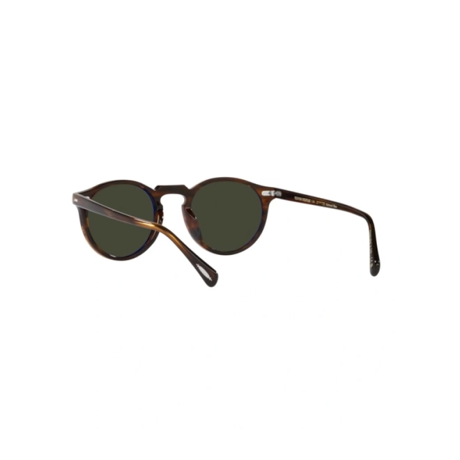 Óculos de Sol Oliver People Gregory Peck 0OV5217S 1724P150 Acetato Marrom Mesclado com lentes na cor Verde Polarizado 4