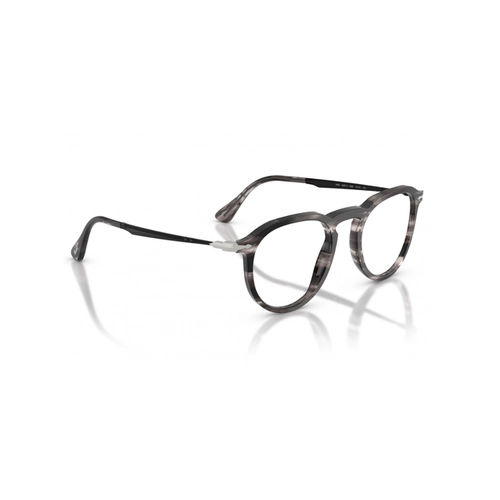 Óculos de Grau Persol 0PO3387V 1238 51 Acetato Preto Mesclado