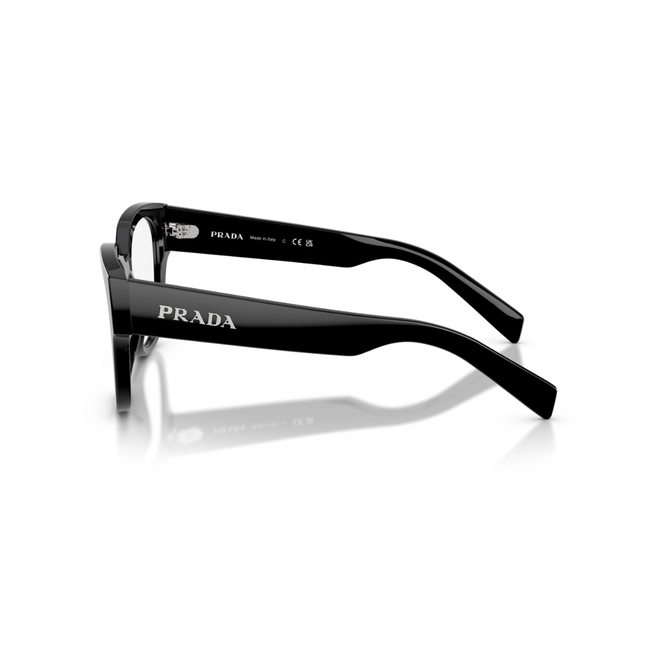 Óculos de Grau Prada 0PR C06V 16K1O154 Acetato Preto 3