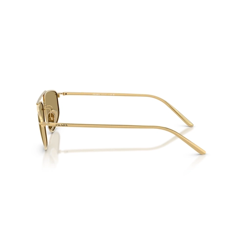 Óculos de Sol Prada 0PR C51S 5AK70G58 Metal Dourado com lentes na cor Verde