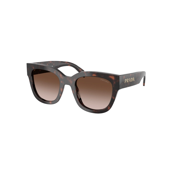 Óculos de Sol Prada 0PR C04S 17N80A52 Acetato Marrom Mesclado com lentes na cor Marrom Degradê 1