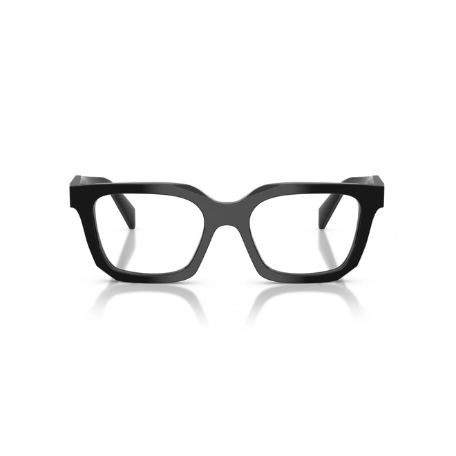 Óculos de Grau Prada 0PR C08V 16K1O152 Acetato Preto 2