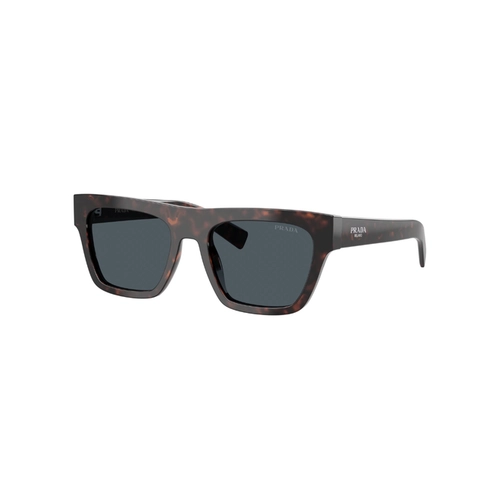 Óculos de Sol Prada 0PR C03S 17N70B54 Acetato Marrom Mesclado com lentes na cor Cinza