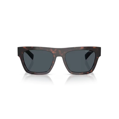 Óculos de Sol Prada 0PR C03S 17N70B54 Acetato Marrom Mesclado com lentes na cor Cinza