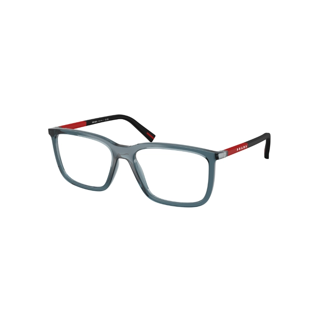 Óculos de Grau Prada Linea Rossa 0PS 01SV CZH1O156 Acetato Azul 1