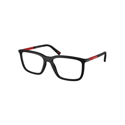Óculos de Grau Prada Linea Rossa 0PS 01SV DG01O156 Acetato Preto