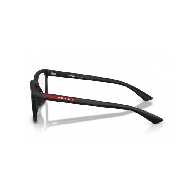 Óculos de Grau Prada Linea Rossa 0PS 02SV 1BO1O156 Acetato Preto Fosco 3