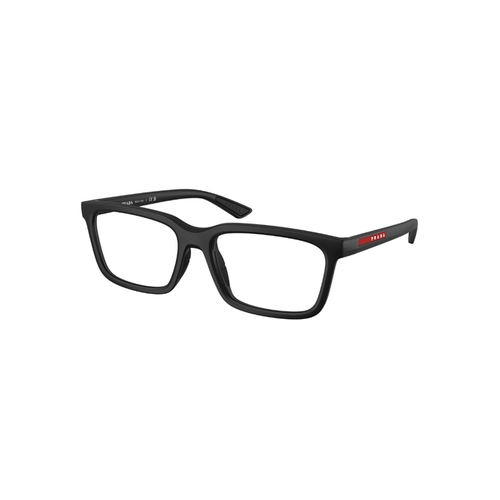 Óculos de Grau Prada Linea Rossa 0PS 02SV 1BO1O156 Acetato Preto Fosco