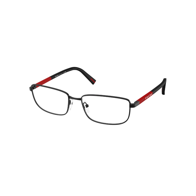 Óculos de Grau Prada Linea Rossa 0PS 50SV 1BO1O157 Metal Preto Fosco 1