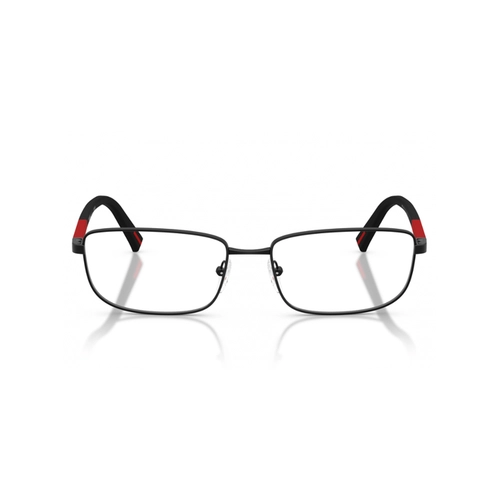 Óculos de Grau Prada Linea Rossa 0PS 50SV 1BO1O157 Metal Preto Fosco