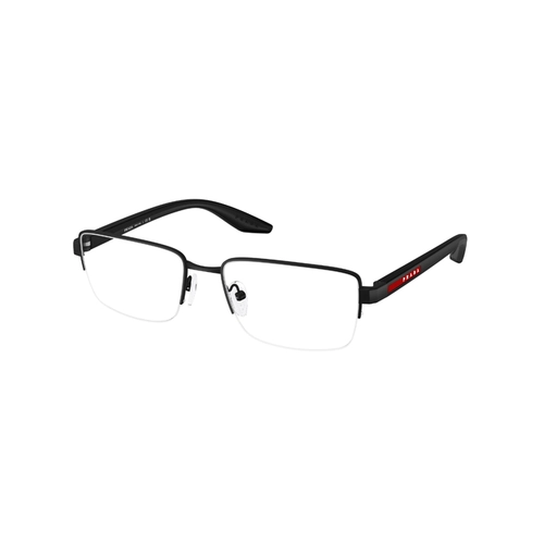 Óculos de Grau Prada Linea Rossa 0PS 51SV DG01O156 Metal Preto