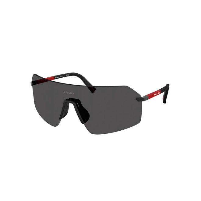 Óculos de Sol Prada Linea Rossa 0PS B50S 1BO06F36  Metal Preto com lentes na cor Cinza Escuro 1