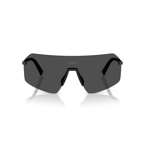 Óculos de Sol Prada Linea Rossa 0PS B50S 1BO06F36  Metal Preto com lentes na cor Cinza Escuro