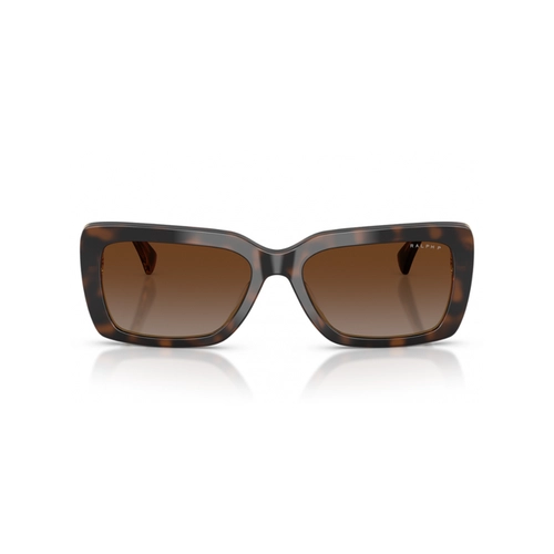Óculos de Sol Ralph 0RA5342U 6294T556 Acetato Marrom Mesclado com lentes na cor Marrom Degradê